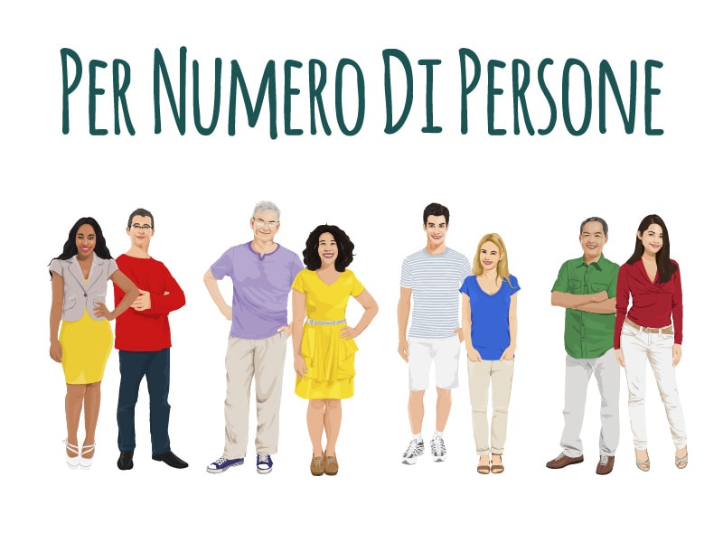 Ospitalità per numero di persone